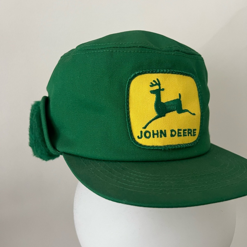 John Deere Green Hat with Yellow Patch